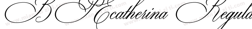 BP Ecatherina RegularVersion 1000字体转换